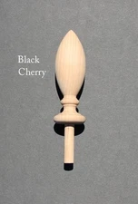 Wooden Finial-Choice-Cherry-Oak-Maple-Walnut-Mahogany-#63 Unfinished-bedpost