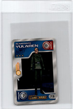 Mini tarjeta Sabritas Star Wars 2009 difícil de encontrar Almirante Yularen