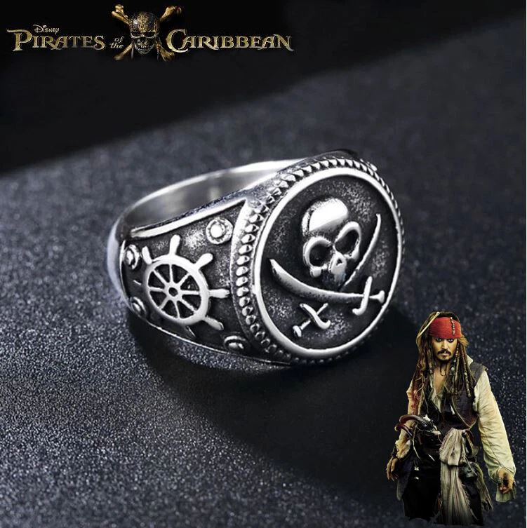 Silver pirate best sale rings