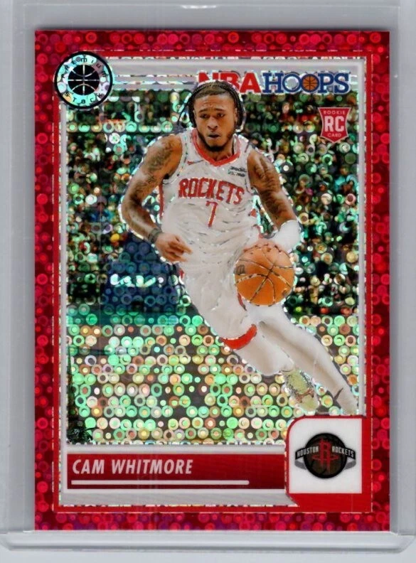 2023-24 NBA Hoops Premium Stock - Cam Whitmore #109 Red Disco /149