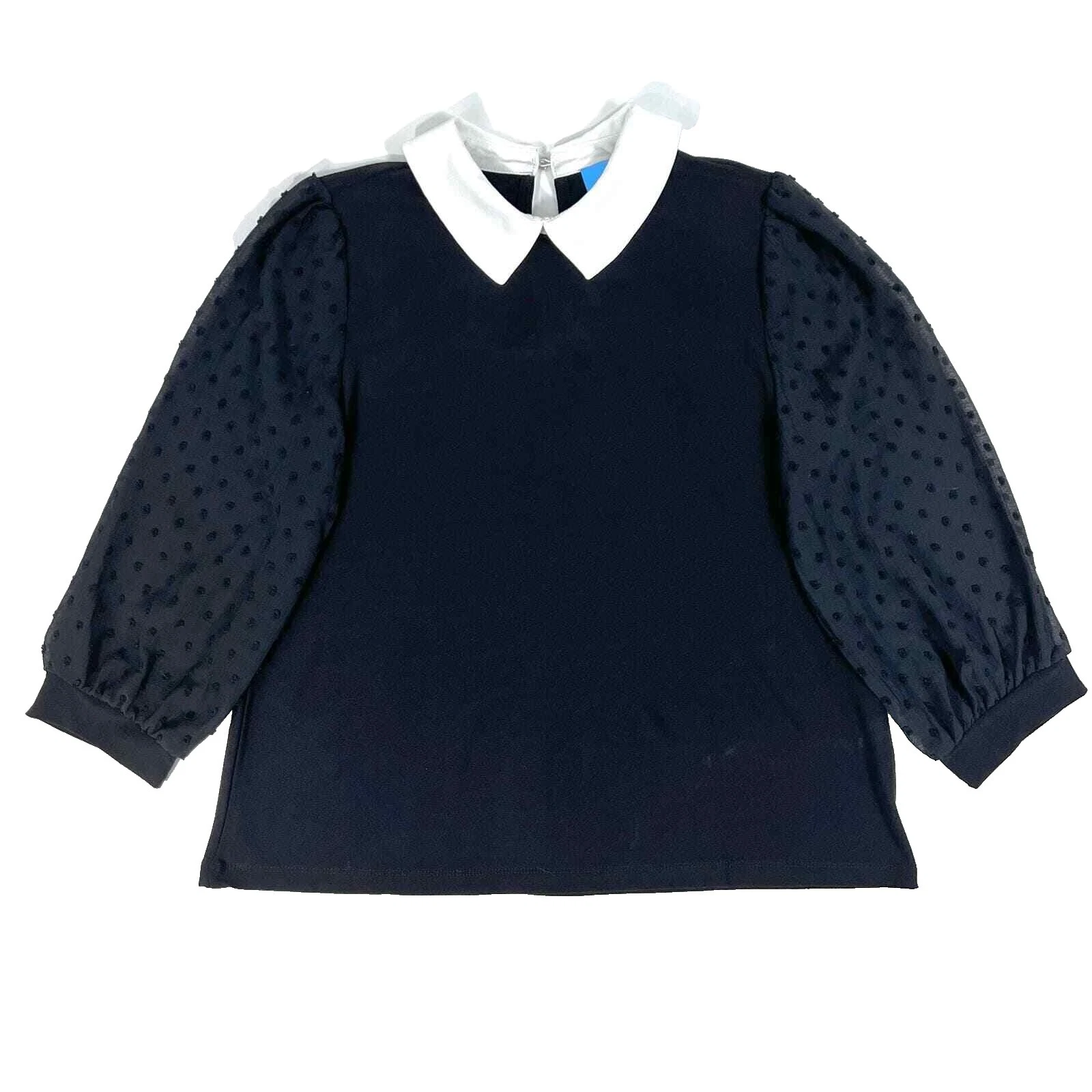 Collared 3/4 Sleeve Tops for Women