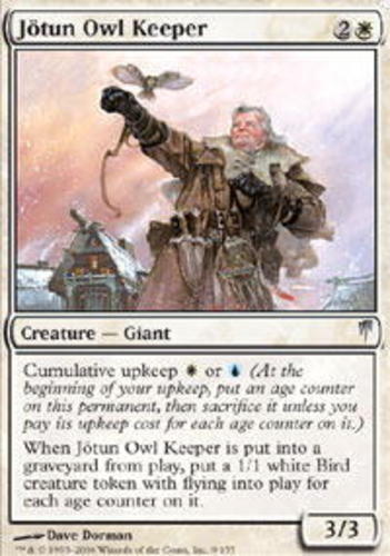 Jotun Owl Keeper - Foil LP, English MTG Coldsnap - Picture 1 of 1