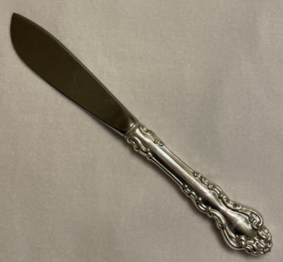 Hollow Handle Master Butter Knife Spanish Baroque (Sterling, 1965