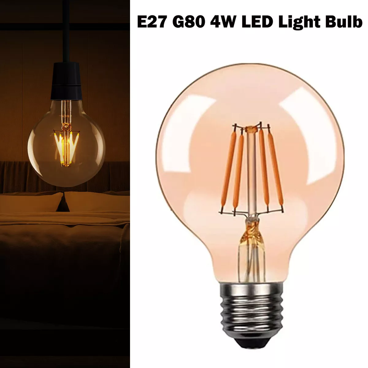 Dimmable decorative led light bulbs deals