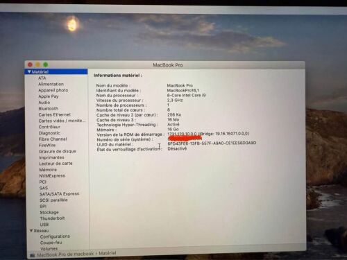 MacBook Pro 16’ Touch Bar intel i9 16gb ram 1tb ssd - Photo 6/8