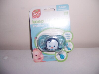 RAzbaby Raz baby pacifier keep it kleen Penguin