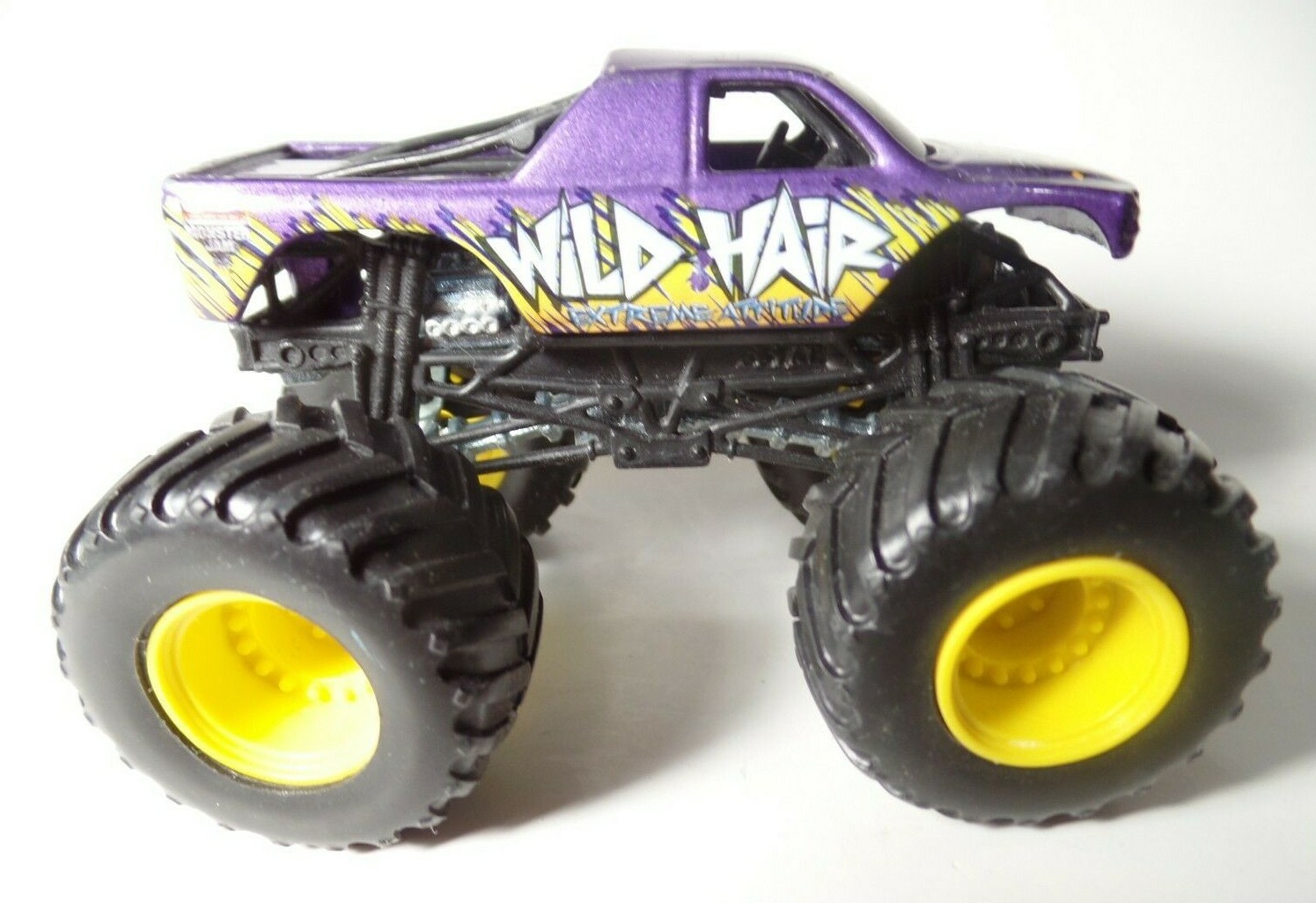 Monster Jam Truck WILD HAIR Hot Wheels Mad Rabbit On Hood