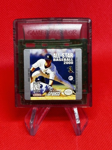 Gameboy Color Baseball All-Star Baseball 2000 (Nintendo Game Boy Color, 1999) Tested In FREE ...