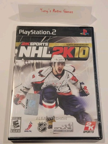 NHL 2K10 Sports PS2 PlayStation 2 - Brand New Factory Sealed Y-FOLD - NOT MINT - Picture 1 of 6