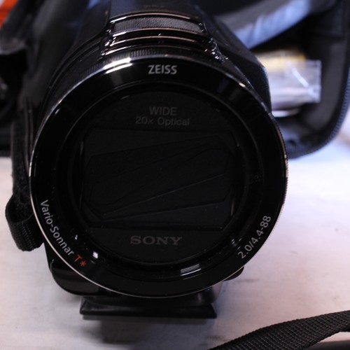 Sony FDRAX53 4K UHD Handycam Camcorder Video Camera with Accessories