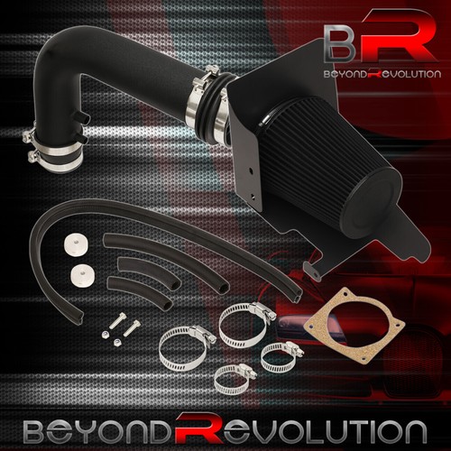 For 19972003 F150 4.6L 5.4 V8 Cold Air Intake Black Aluminum Piping