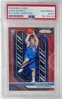 Luka Doncic Signed 2018-19 Panini Prizm Ruby Wave #280 Auto RC PSA/DNA MAVERICKS