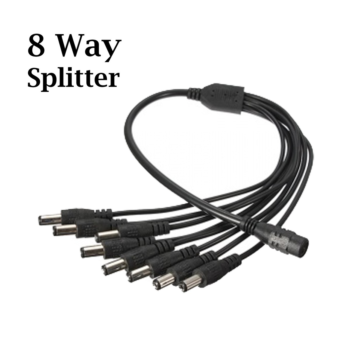 CCTV Lens Alimentatore Splitter CCTV 4 Vie 12V - Adattatore Da 1 A - Foto 9