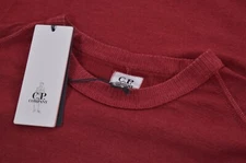C.P. (CP) Company NWT Lightweight Crew Neck Sweater Size M 50 in Raspberry Red