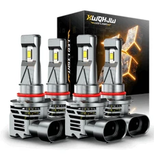 9006+9005 Hi Low Beam LED Headlight Kit for Honda Accord 90-2012 Civic 2004-2015