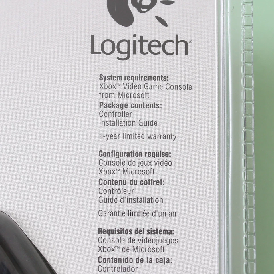 Vintage Logitech XBOX (Original) Thunderpad Wired Controller *NEW & SEALED* - Image 3 of 3