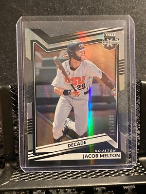 Jacob Melton 2022 Elite Extra Edition Decade Die-Cut #149/999 - Astros 