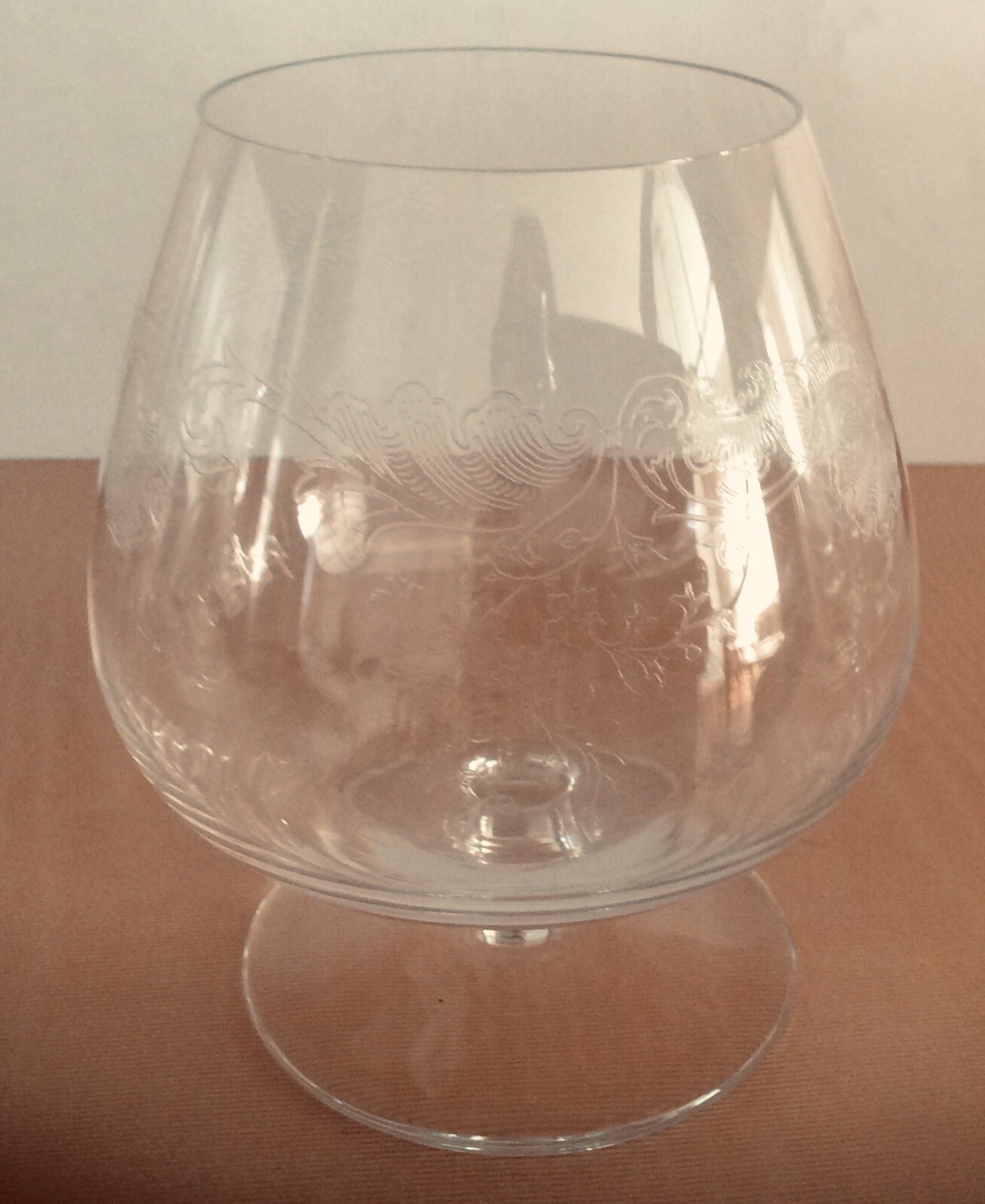 RARE 6xSt Louis “Cleo” Style Antique Crystal Engraved Cognac/ Brandy