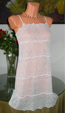 NWT Josie Natori FLURRY Lace Chemise, sz L White  250 