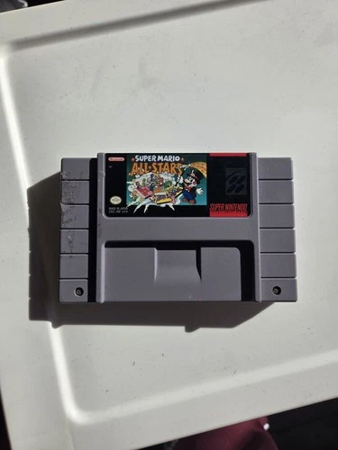 Super Mario All-Stars (Nintendo SNES, 1993) Authentic Tested Working