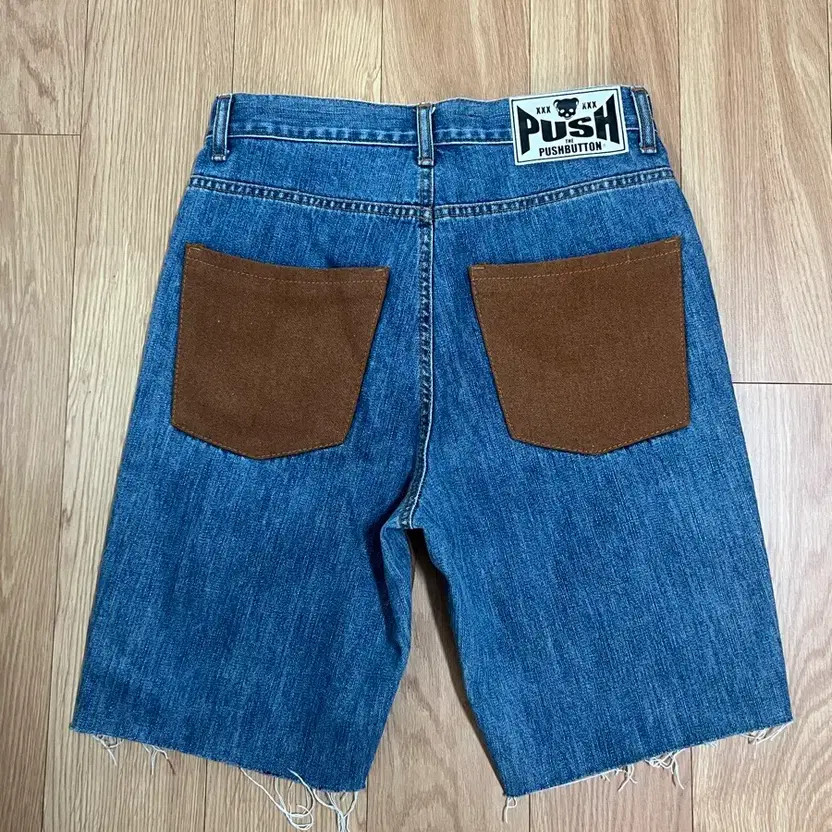 Push Button Patch Denim Pants (Reformed) - image 4