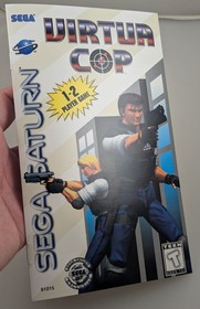 Sega Saturn - Virtua Cop - LONG BOX Complete CIB NEVER USED