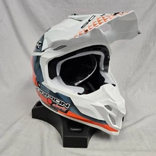 Scorpion EXO VX-16 MX Helmet Prism White/Orange Small *CLOSEOUT WAS $160