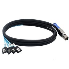 MINI SAS HD SFF-8644 with IC to 4X SATA 7P server hard disk connection cable