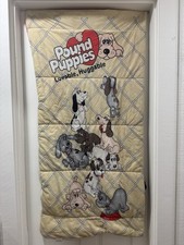 Vintage 1980s Pound Puppies Sleeping Bag Tonka Corp 1985 Retro Cartoon