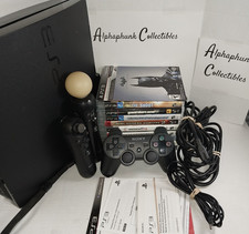 Sony PlayStation 3 Slim 120GB Console CECH-2001A Bundle Controller  10 Games
