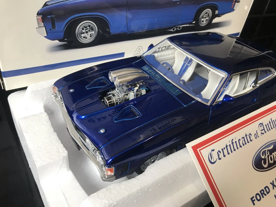 1:18 AUTOart Ford  XA Falcon Hardtop Street Machine Candy Apple Blue - image 4 of 4