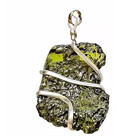 Collier en pierre verte certifiée pendentif moldavite naturelle pour un look ...