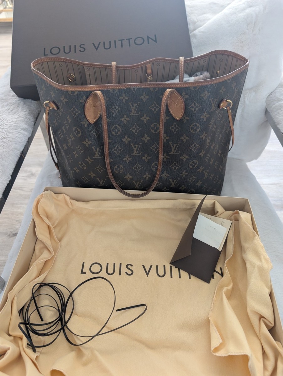 Vuitton Neverfull Gm Large Lv Monogram Bag Vuitton Tote Bag