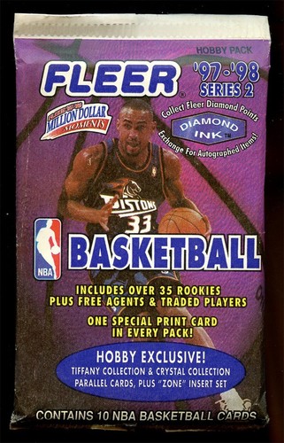 1997-98 Fleer Series 2 Basketball Hobby Pack a_2158