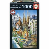 Puzzle Educa Gaudí, Collage Miniatura 1000 StüCke