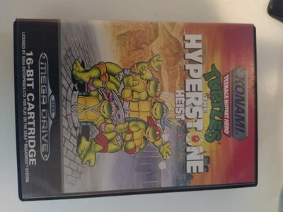 TURTLES HYPERSTONE HEIST TMNT KONAMI SEGA MEGADRIVE COMPLETO , ORIGINAL - Imagen 1 de 4