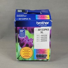 Brother LC30133PKS XL Ink Cartridge Value Pack CMY MFC-J491DW J497DW BB01/24