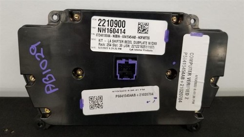22 DODGE CHALLENGER SCAT PACK TEMPERATURE HVAC CLIMATE CONTROL 68415454AB - Picture 6 of 12