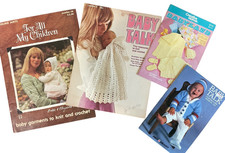 Lot of 4 Booklets Baby Talk Garments to Knit ...