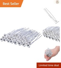 Glamorous 40 Pcs Rhinestone Hair Pins for Weddings, Proms, and Special Events