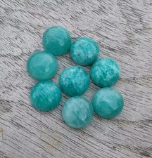 AAA Natural Amazonite Cabochon Round Shape Loose Gemstone