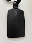 NEW TUMI Black / Red Leather Name Tag For Any TUMI Luggage Bag Backpack — photo 3