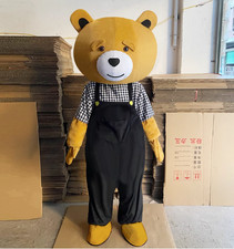 Halloween Teddy Bear Mascot Costume Adult Party Set Role Playing Christmas