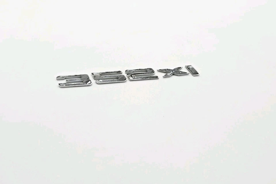 BMW 325XI 325 XI 1999-2006 MALETERO TRASERO CROMO EMBLEMA LOGOTIPO INSIGNIA SÍMBOLO OEM Foto 3 de 3