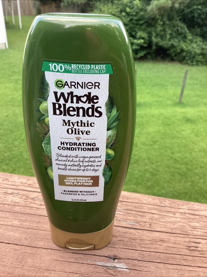 Garnier Whole Blends Replenishing Conditioner Legendary Olive 12.5 fl oz - Image 4 of 4