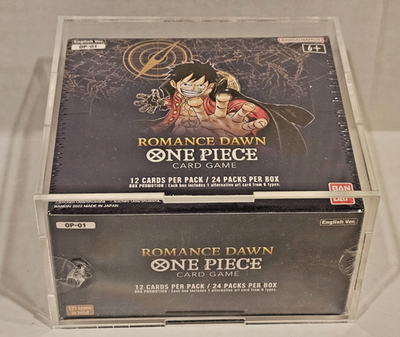 romance dawn 未開封BOX ×4 One Piece TCG Romance Dawn Blue Bottom OP-01 English Booster Box