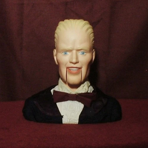 *** RARE *** Max Headroom Ventriloquist Bust Dummy Doll Puppet Figure Display