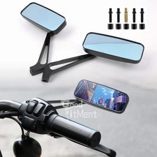 8mm 10mm Motorcycle Anti Glare Rearview Side Mirrors For Honda Yamaha Suzuki