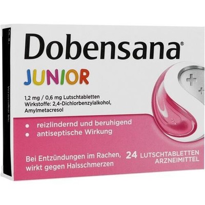 DOBENSANA Junior 1,2mg/0,6mg Lutschtabletten 24 St. PZN 11128068