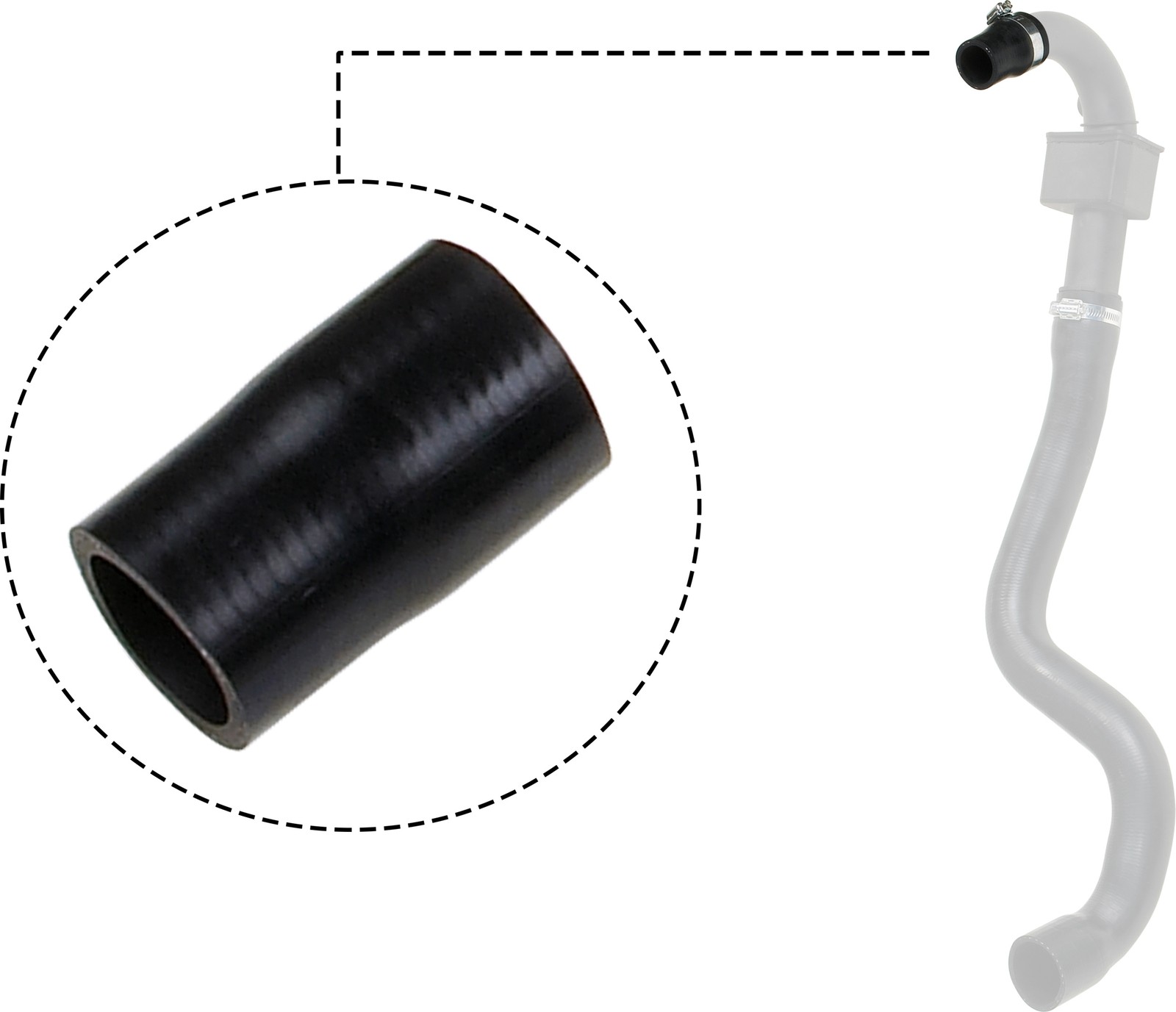 GATES-OE 09-0520 Charge Air Hose for RENAULT